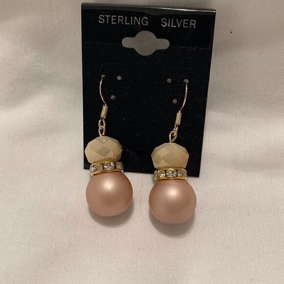 🌷Handmade 14k over Sterling Silver Earrings - Picture 1 of 5